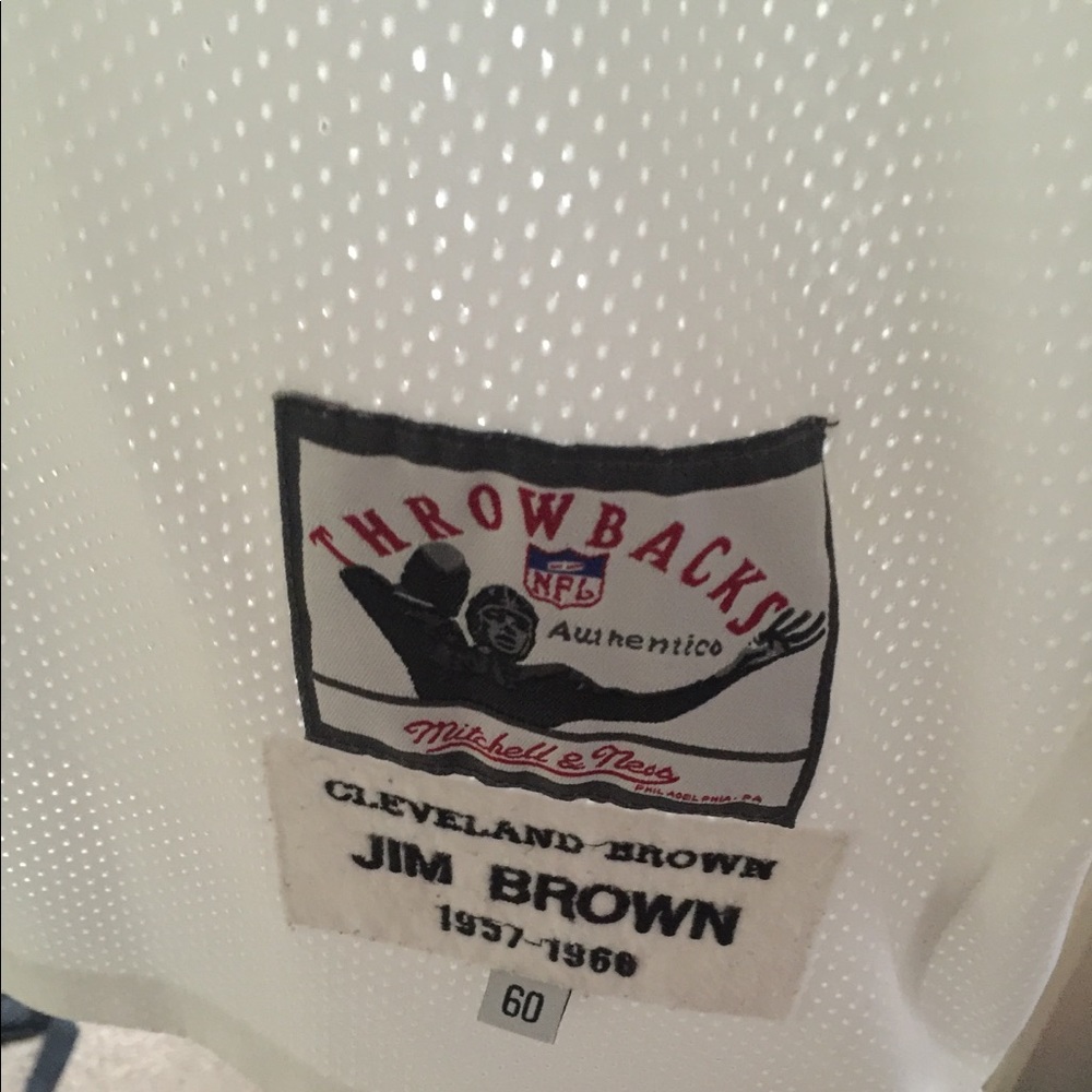 Selling Jim Brown throw back